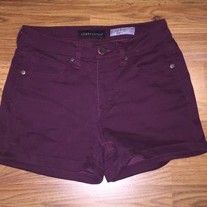 Aeropostale Burgundy/Maroon Shorts